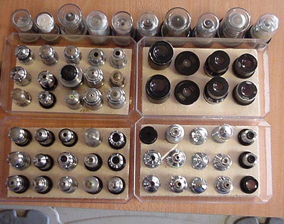 Dove conservate i vostri obbiettivi ed oculari?